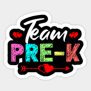 Team Pre-K Teacher Sticker